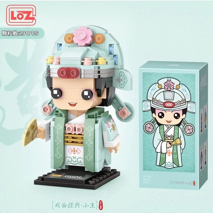 LOZ Micro Anime Serisi 1544 Modeli 291 Parça Dekoratif Oyuncak Yapım Seti Yapı Blok