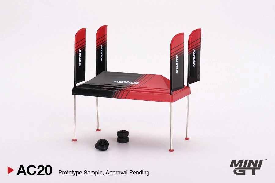 Mini GT Paddock Çadır Set - ADVAN