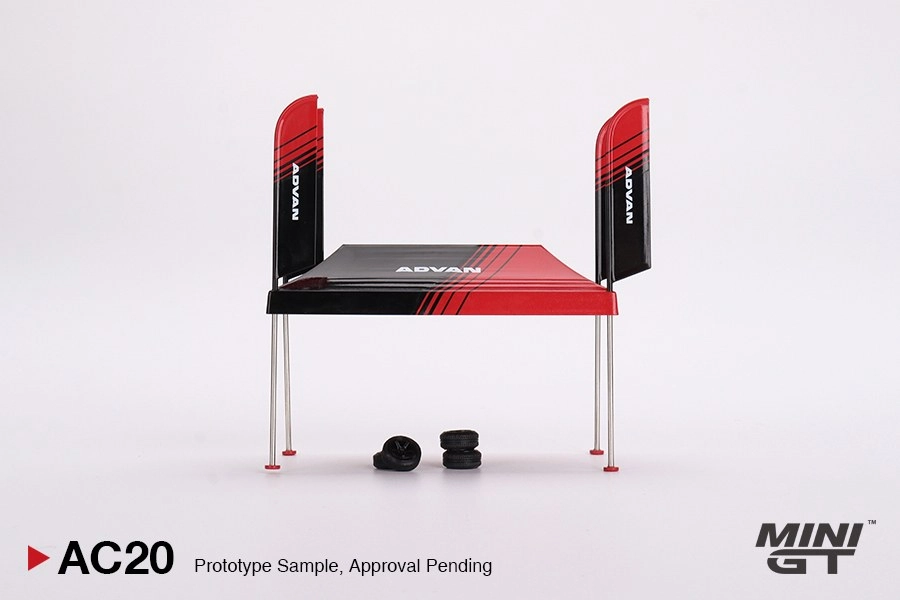 Mini GT Paddock Çadır Set - ADVAN