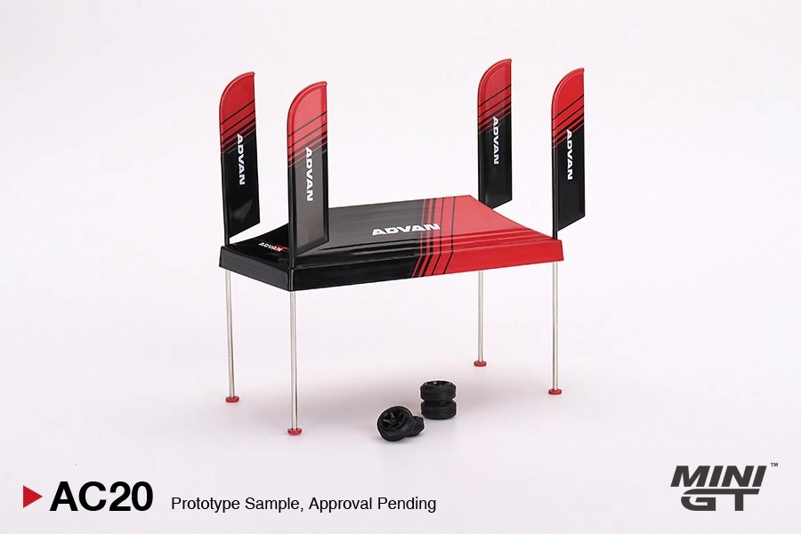 Mini GT Paddock Çadır Set - ADVAN