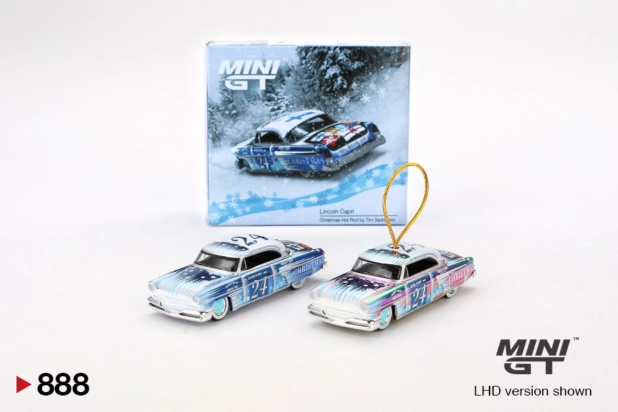 Mini GT Lincoln Capri Christmas Hot Rod by Tim Sadchikov 2024 Christmas Edition