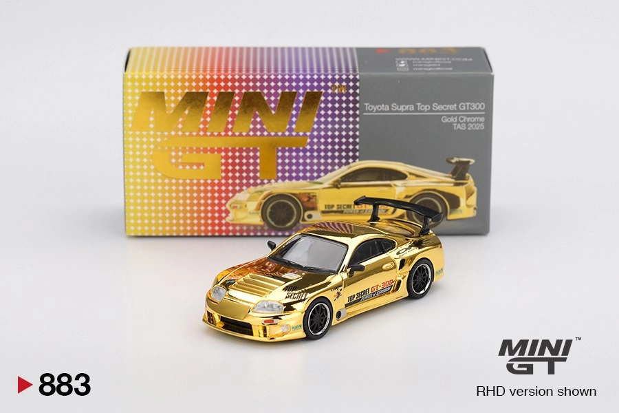 MINIGT Top Secret TAS 2025 Gold Chrome Set MGTS0013