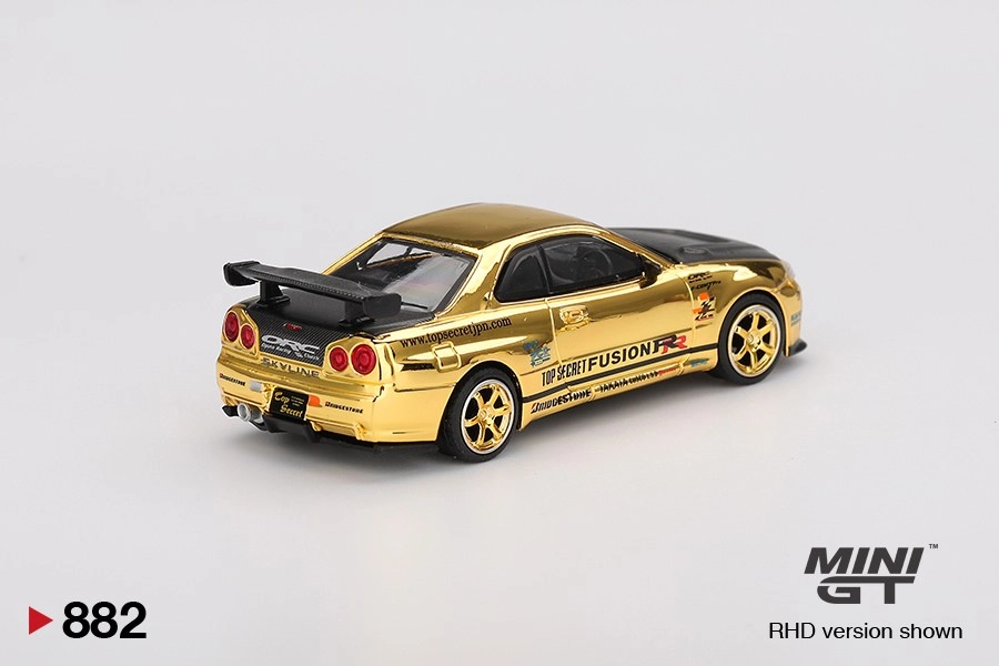 MINIGT Top Secret TAS 2025 Gold Chrome Set MGTS0013