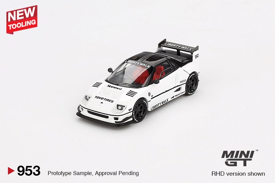 Mini GT Mazda AZ-1 Liberty Walk LB40 White 2024 Tokyo Auto Salon Blister