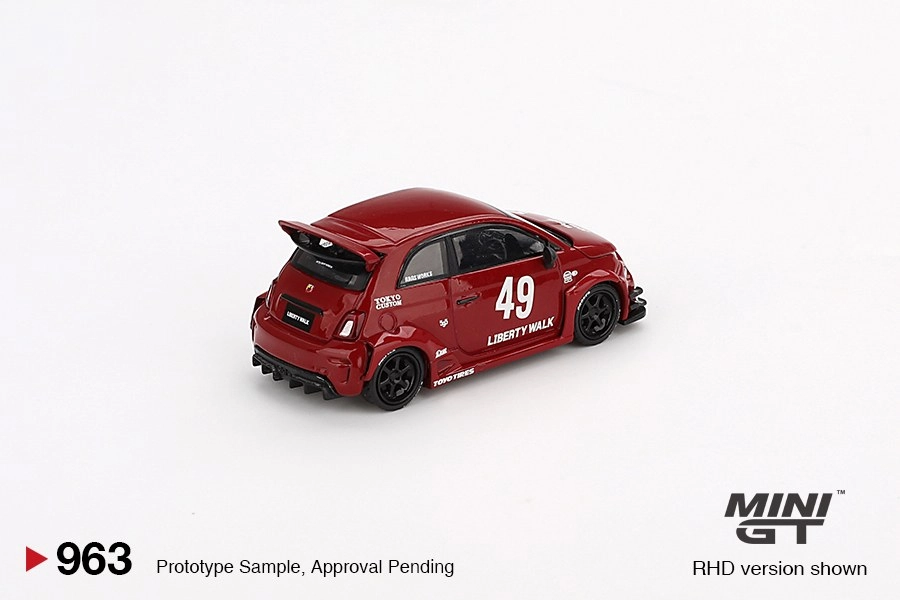 Mini GT LB-WORKS x Abas Works ABARTH 595 Red Blister