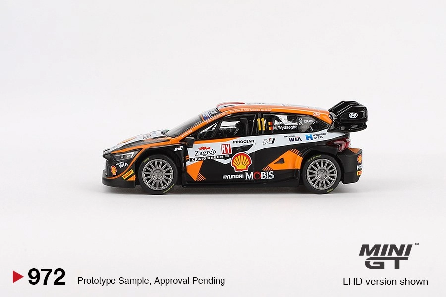 Mini GT Hyundai i20 N Rally1 #11 2023 Rally Croatia  Power Stage Winner