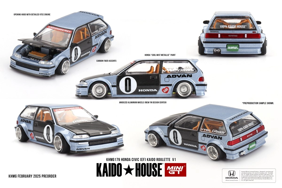 Kaido House Honda Civic (EF) Kaido Roulette V1 KHMG179
