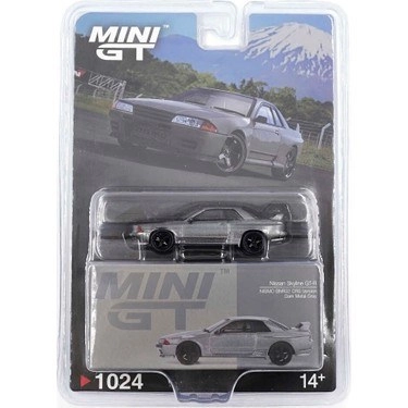 Mini GT Nissan Skyline GT-R (NISMO BNR32 CRS Version) Dark Metal Gray Blister MGT001024