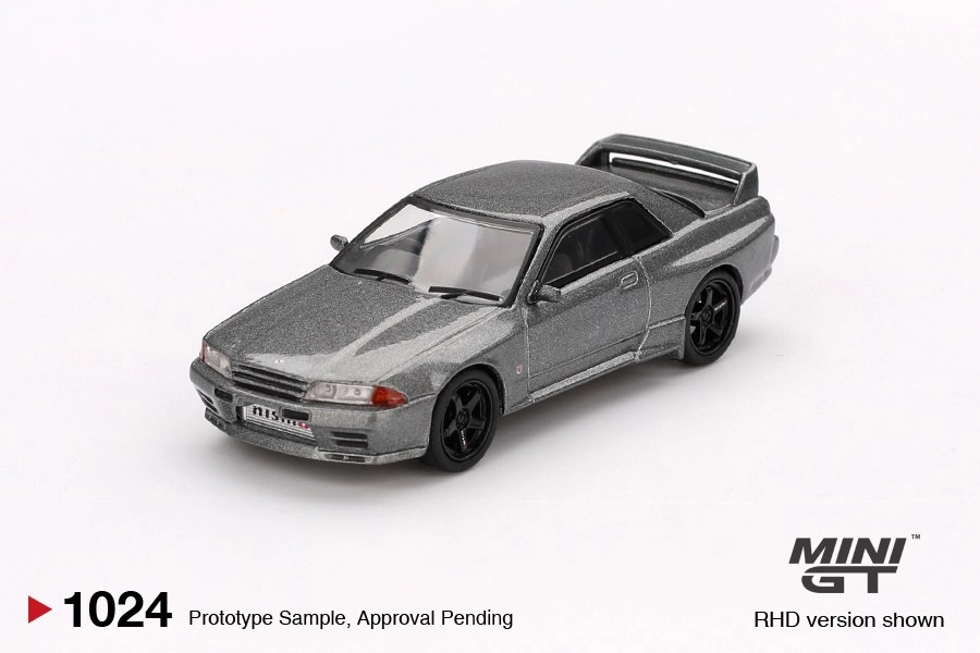 Mini GT Nissan Skyline GT-R (NISMO BNR32 CRS Version) Dark Metal Gray Blister MGT001024