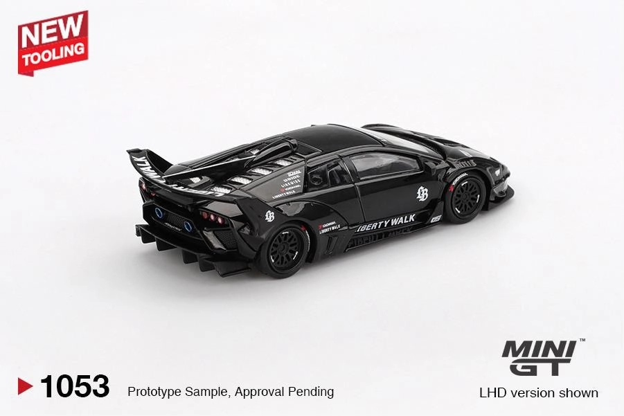 Mini GT Lamborghini LB-Silhouette WORKS MURCIELAGO GT Evo Black