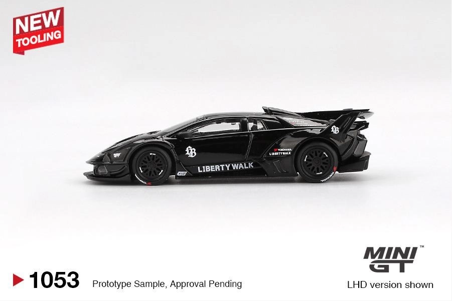 Mini GT Lamborghini LB-Silhouette WORKS MURCIELAGO GT Evo Black