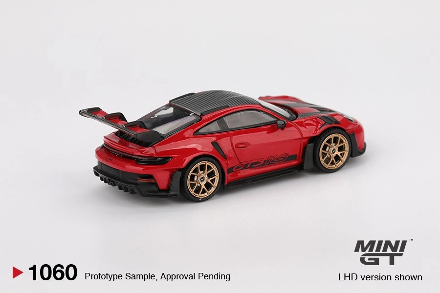 Mini GT Porsche 911 (992) GT3 RS Weissach Package Guards Red