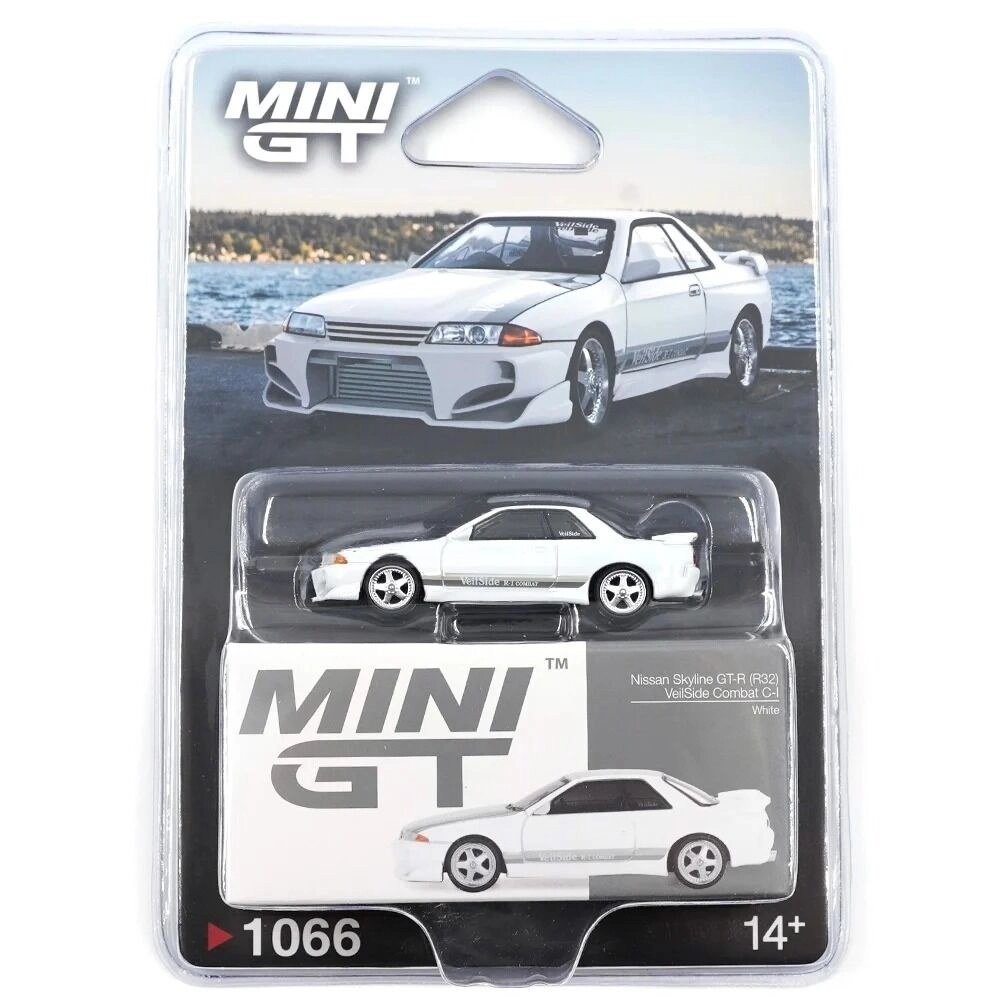 Mini GT Nissan Skyline GT-R (R32) VeilSide Combat C-I White Blister