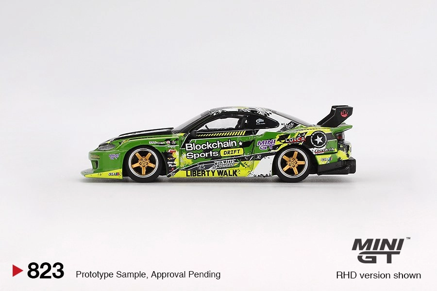 Mini GT Nissan LB-Super Silhouette S15 SILVIA #555 V2 2024 Formula Drift Japan