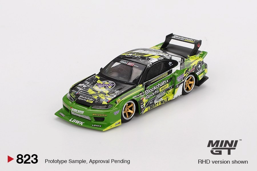 Mini GT Nissan LB-Super Silhouette S15 SILVIA #555 V2 2024 Formula Drift Japan