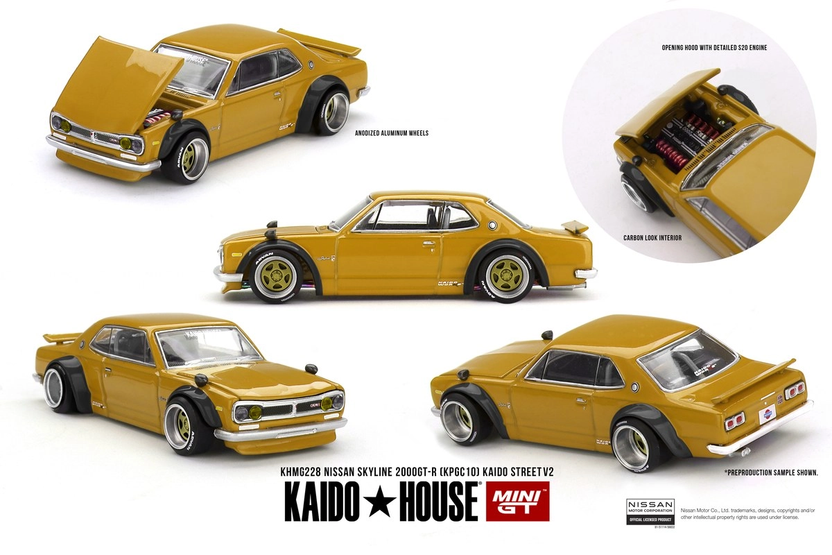 Kaido House Nissan Skyline 2000 GT-R (KPGC10) Kaido Street V2 KHMG228