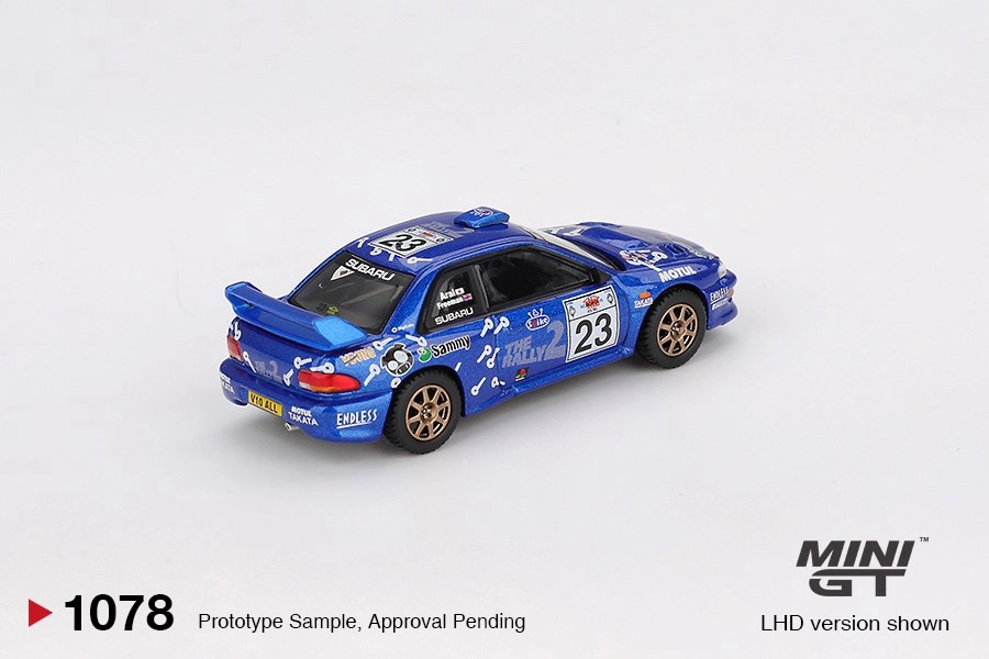 Mini GT Subaru Impreza WRC99 #23 2000 Acropolis Rally Blister MGT01078