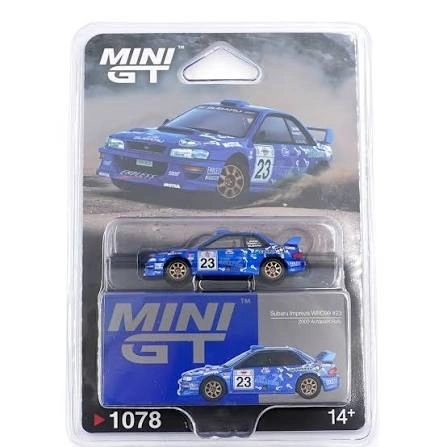 Mini GT Subaru Impreza WRC99 #23 2000 Acropolis Rally Blister MGT01078