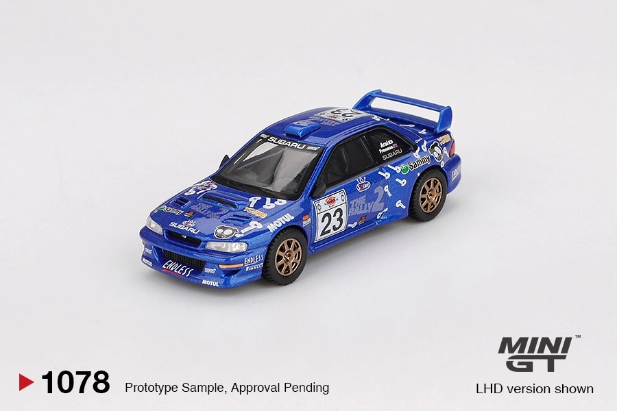 Mini GT Subaru Impreza WRC99 #23 2000 Acropolis Rally Blister MGT01078