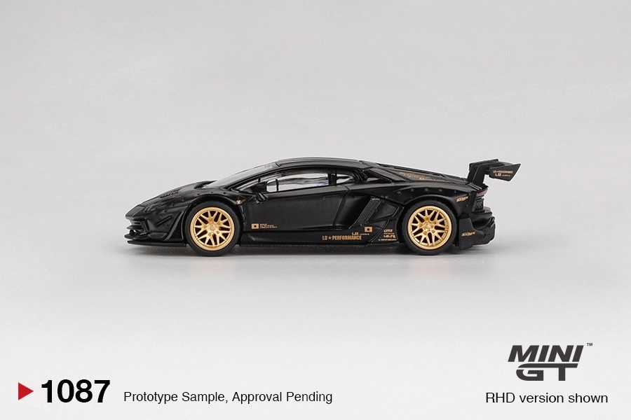 Mini GT LB★WORKS Lamborghini Aventador Limited Edition Matte Black