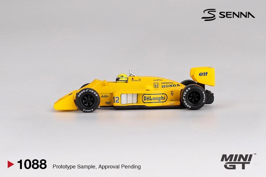 Mini GT Lotus 99T #12 Ayrton Senna 1987 Monaco Grand Prix Winner