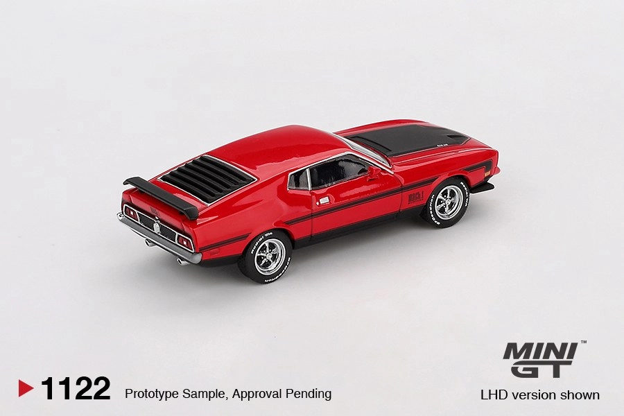 Mini GT Ford Mustang Mach1 1971 Race Red