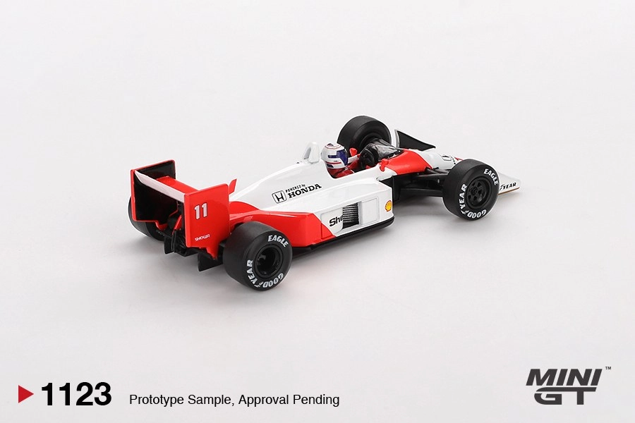 Mini GT McLaren MP4/4 #11 Alain Prost 1988 Japanese Grand Prix 2nd Place MG01123