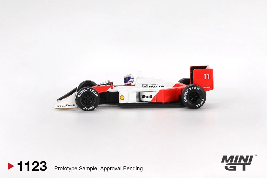 Mini GT McLaren MP4/4 #11 Alain Prost 1988 Japanese Grand Prix 2nd Place MG01123