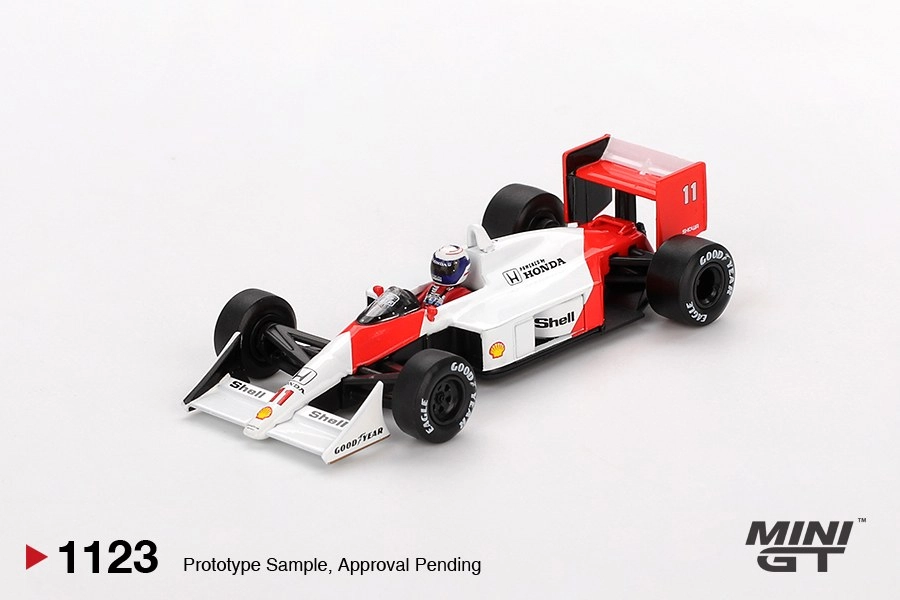 Mini GT McLaren MP4/4 #11 Alain Prost 1988 Japanese Grand Prix 2nd Place MG01123