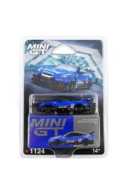 Mini GT LB-Silhouette WORKS GT NISSAN 35GT-RR Ver.2 Blue Blister MGT01124