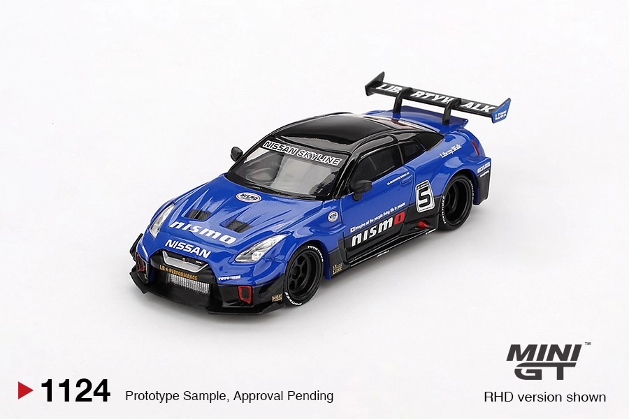 Mini GT LB-Silhouette WORKS GT NISSAN 35GT-RR Ver.2 Blue Blister MGT01124