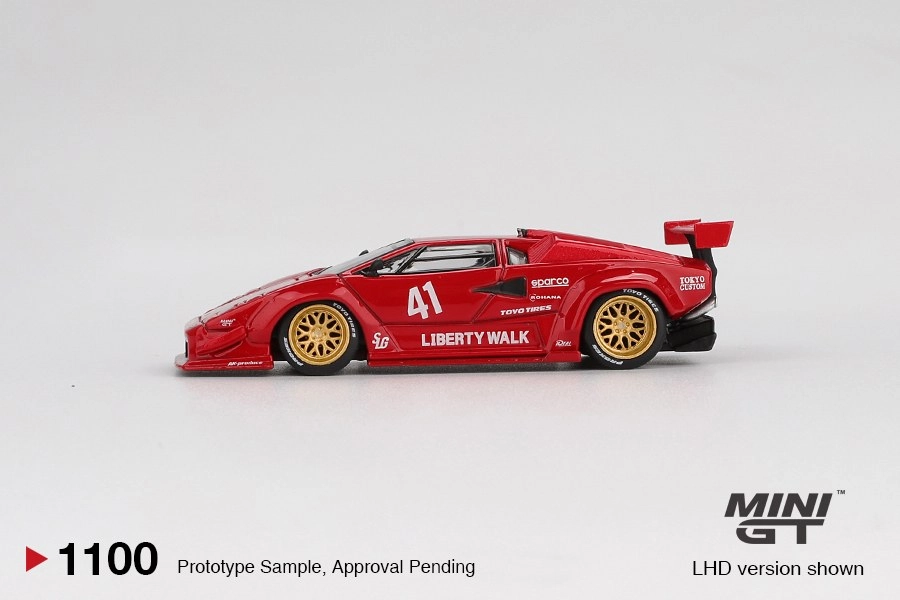 Mini GT Lamborghini Countach LB-WORKS Red