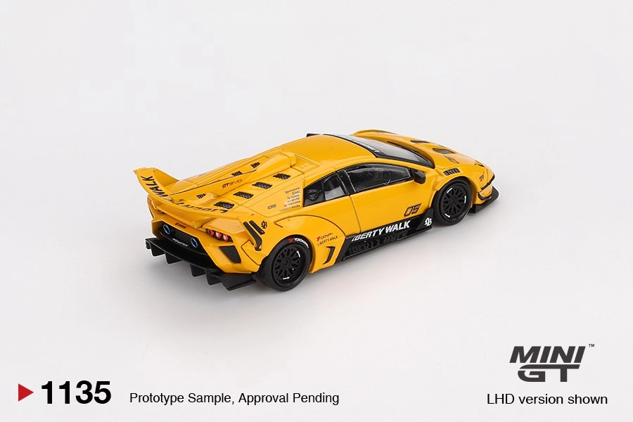 Mini GT Lamborghini LB-Silhouette WORKS MURCIELAGO GT Evo Yellow