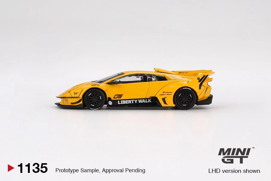 Mini GT Lamborghini LB-Silhouette WORKS MURCIELAGO GT Evo Yellow