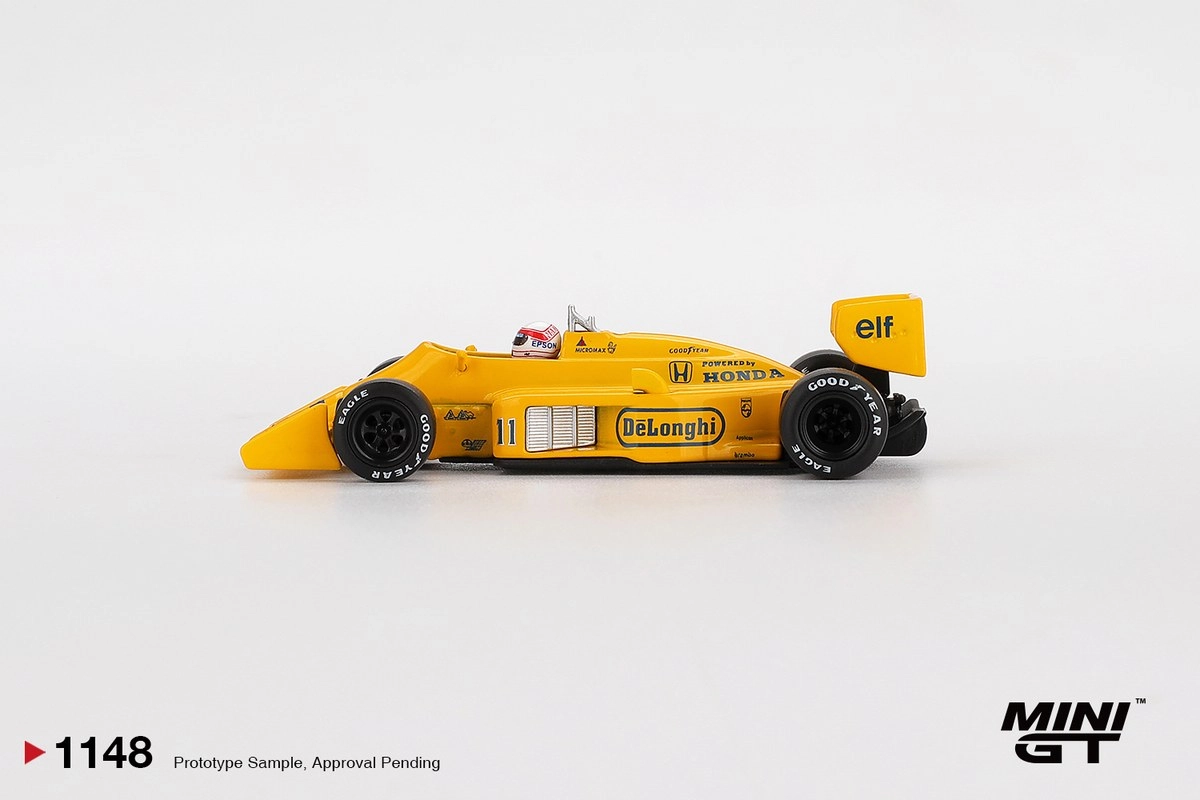 Mini GT Lotus 99T #11 Satoru Nakajima 1987 Monaco Grand Prix