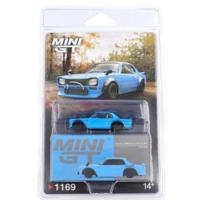 Mini GT Nissan LB★Works HAKOSUKA Baby Blue Blister MGT01169