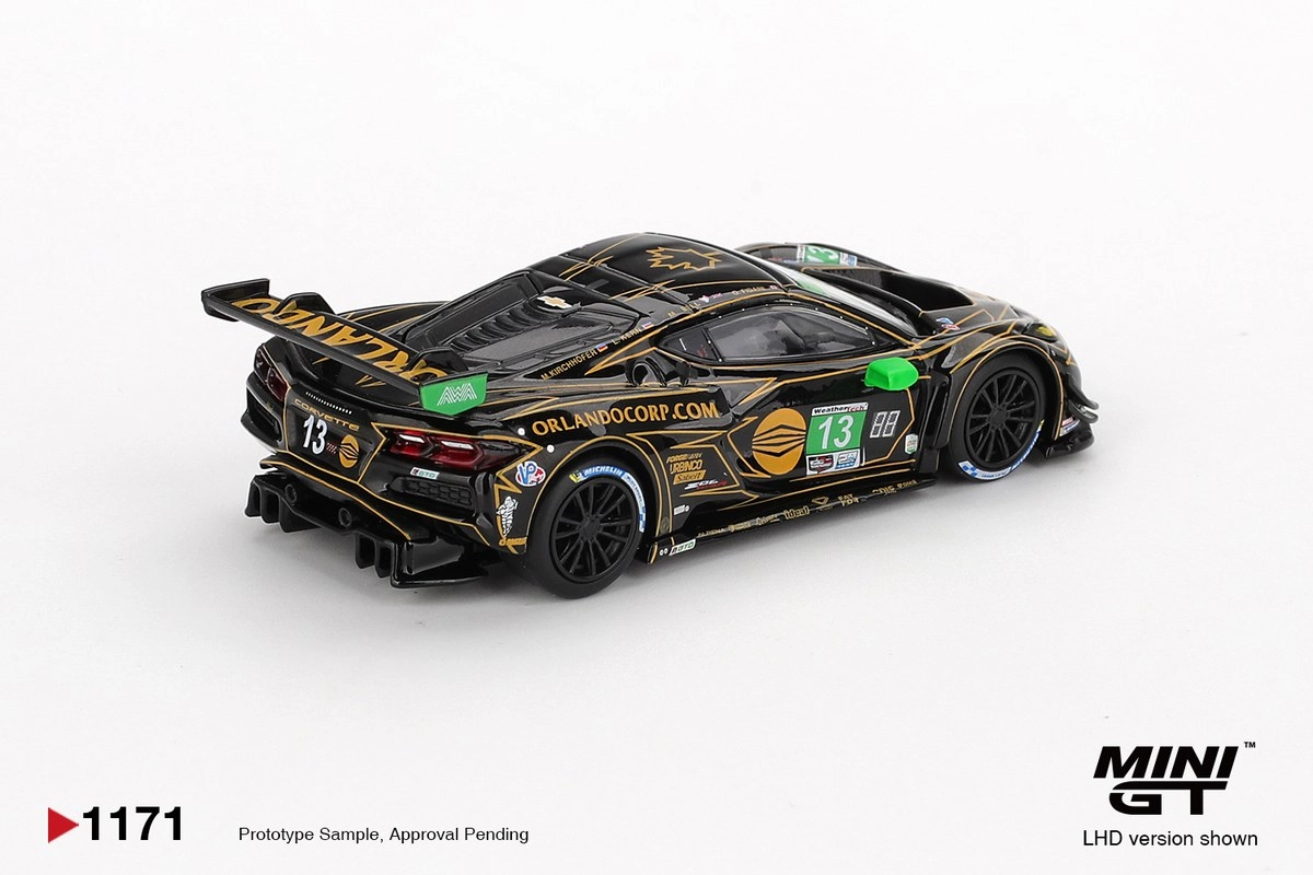Mini GT Chevrolet Corvette Z06 GT3.R #13 AWA 2025 IMSA Daytona 24 Hrs
