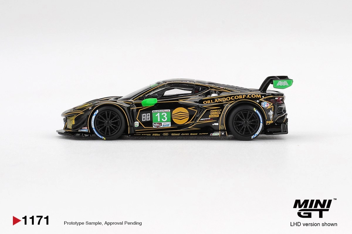 Mini GT Chevrolet Corvette Z06 GT3.R #13 AWA 2025 IMSA Daytona 24 Hrs
