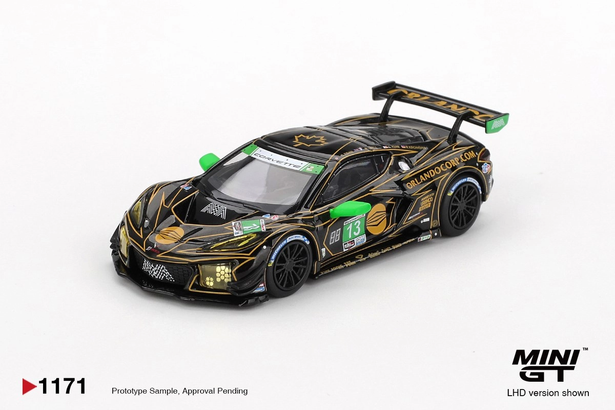 Mini GT Chevrolet Corvette Z06 GT3.R #13 AWA 2025 IMSA Daytona 24 Hrs