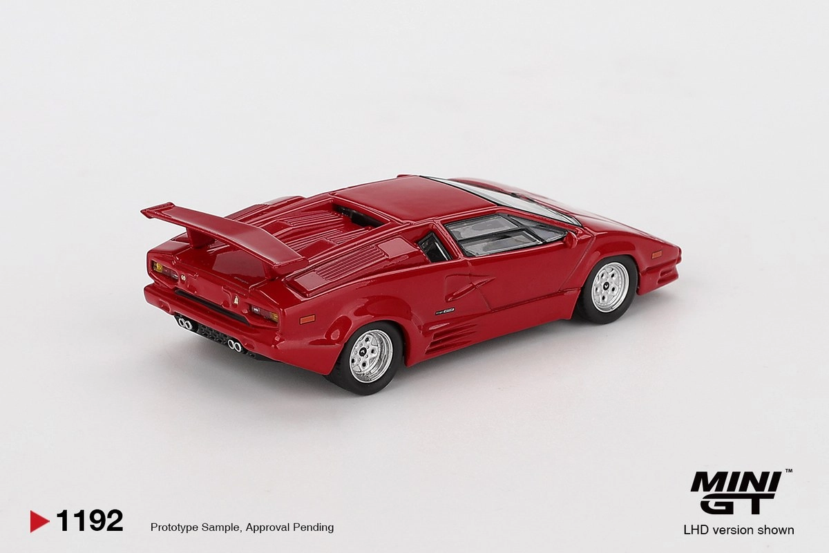 Mini GT Lamborghini Countach 25th Anniversary Red