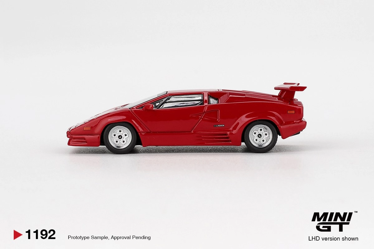 Mini GT Lamborghini Countach 25th Anniversary Red