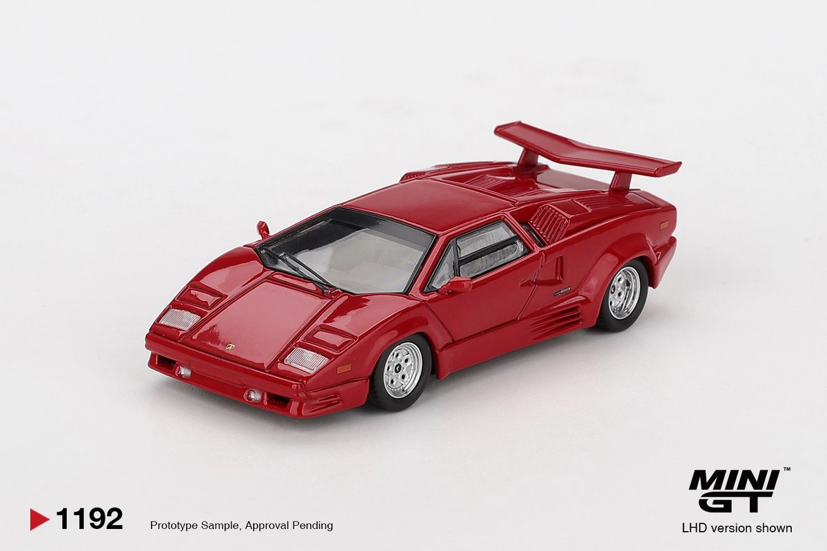 Mini GT Lamborghini Countach 25th Anniversary Red
