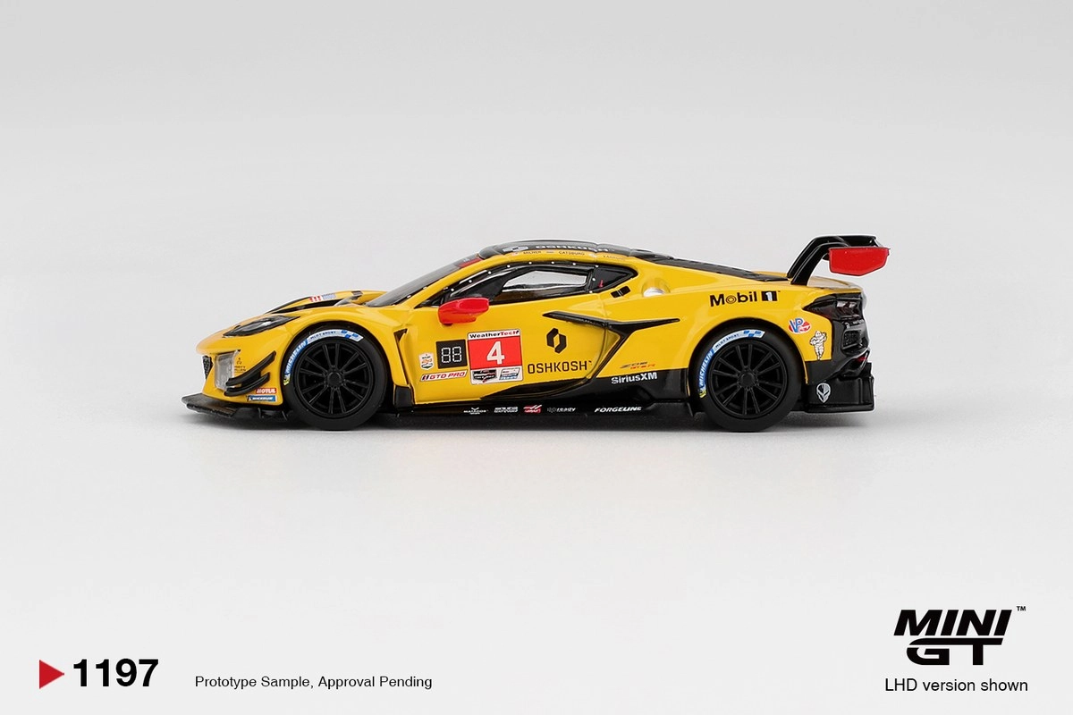 Mini GT Chevrolet Corvette Z06 GT3.R #4 Corvette Racing by Pratt Miller Motorsports 2025 IMSA Daytona 24 Hrs
