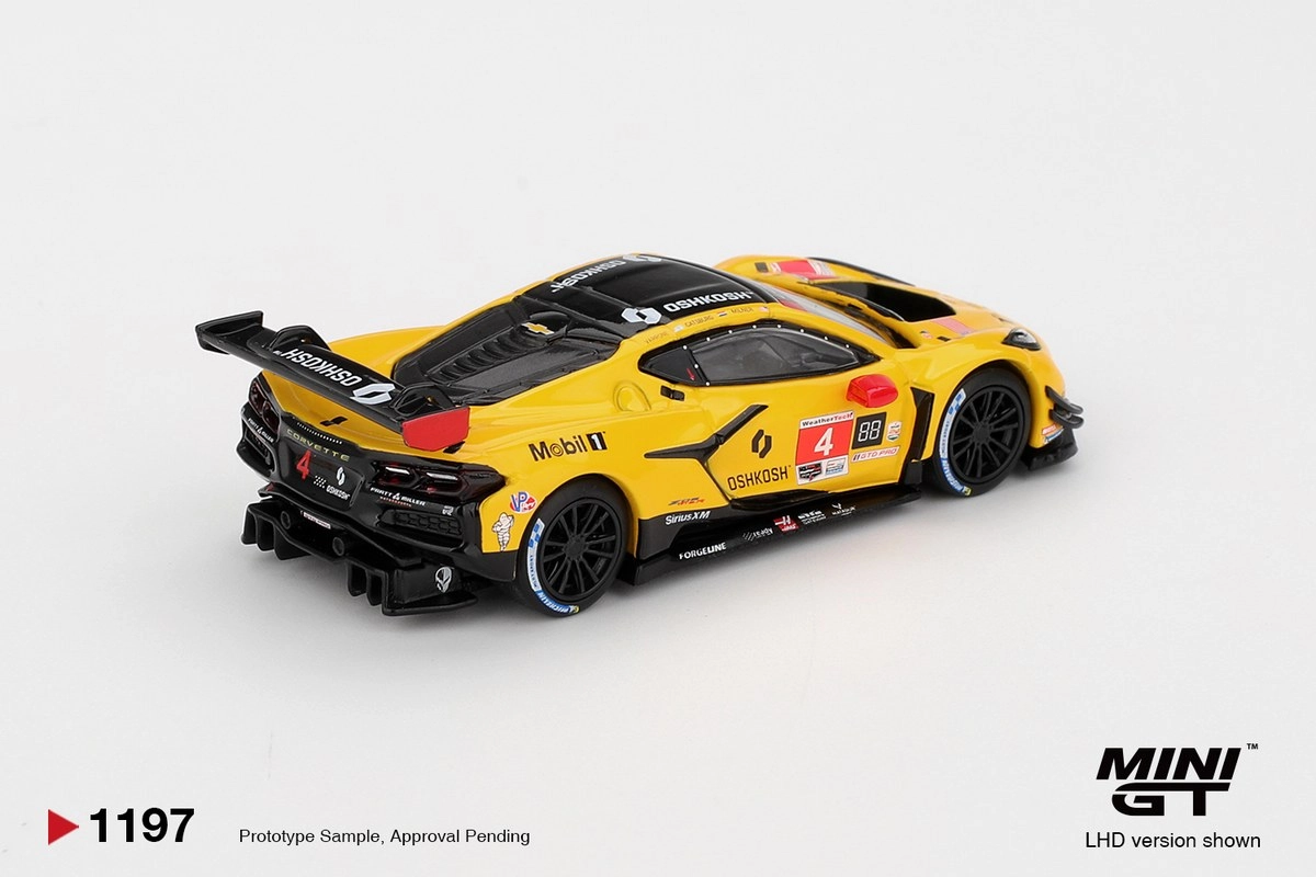 Mini GT Chevrolet Corvette Z06 GT3.R #4 Corvette Racing by Pratt Miller Motorsports 2025 IMSA Daytona 24 Hrs