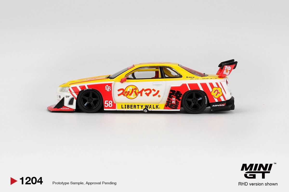 Mini GT Nissan LB-ER34 Super Silhouette SKYLINE Suppaiman Okinawa