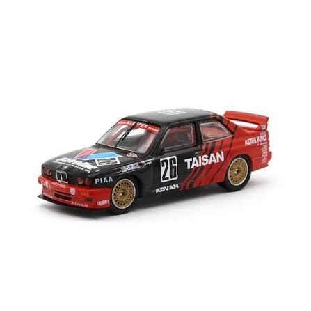 Tarmac Works BMW M3 E30 JTCC 1992 Siyah-Kirmizi