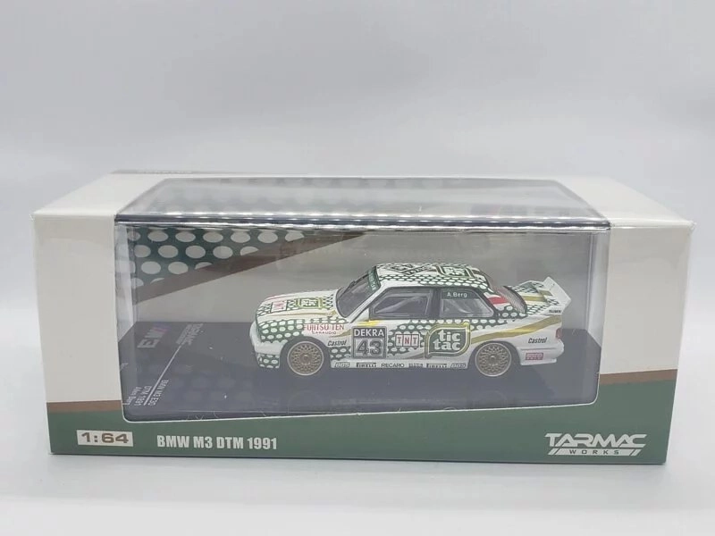 Tarmac Works BMW M3 E30 DTM 1991 Beyaz-Yesil