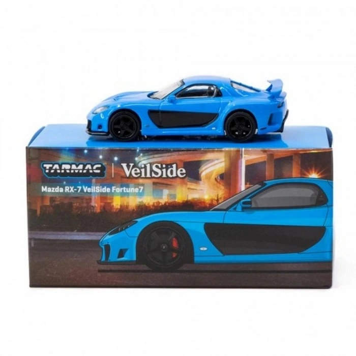 Tarmac Works Mazda RX-7 Veilside Mavi