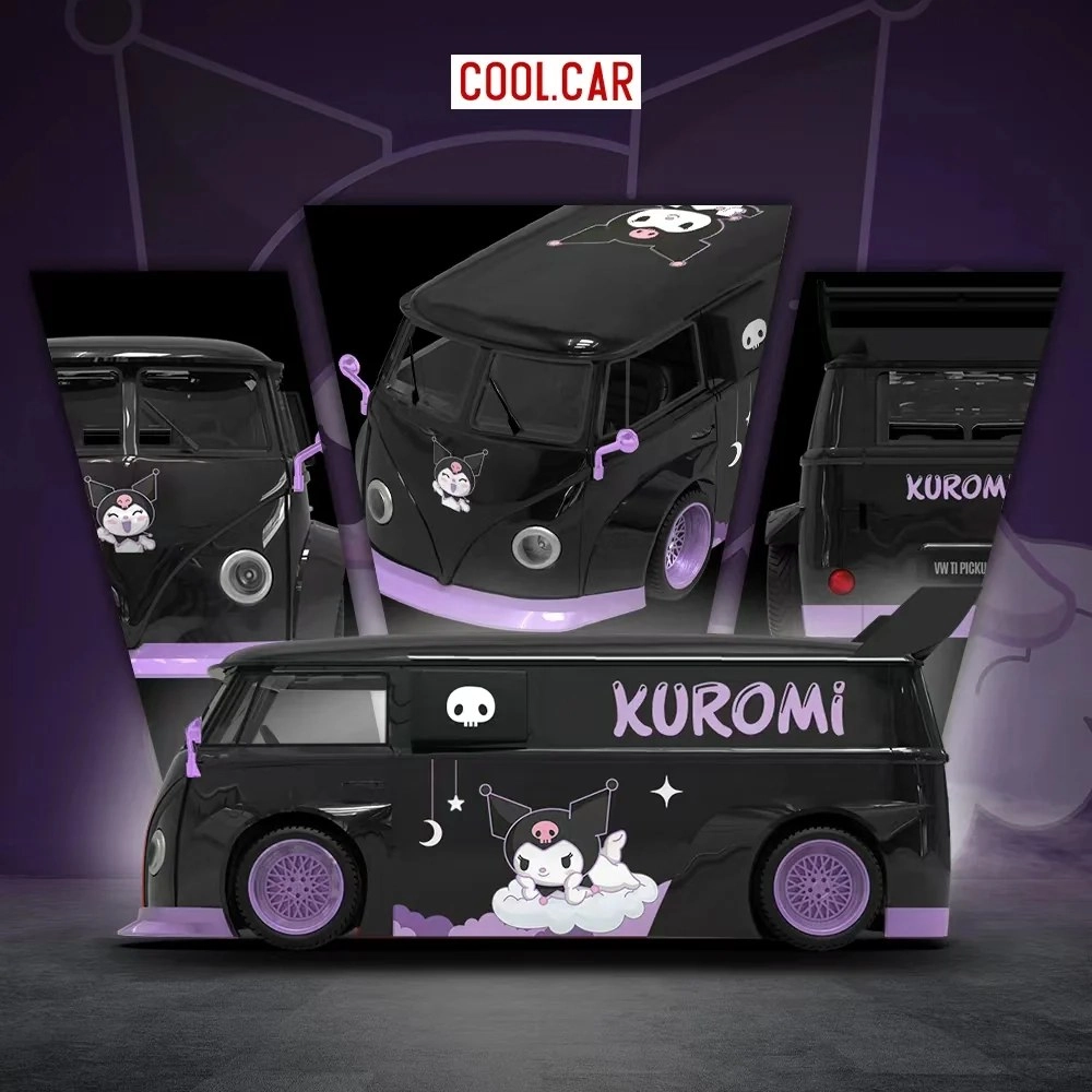 Cool Car Volkswagen T1 Pickup Kuromi Purple
