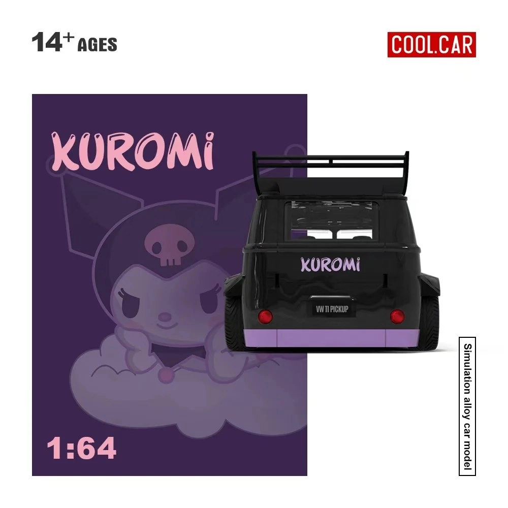 Cool Car Volkswagen T1 Pickup Kuromi Purple